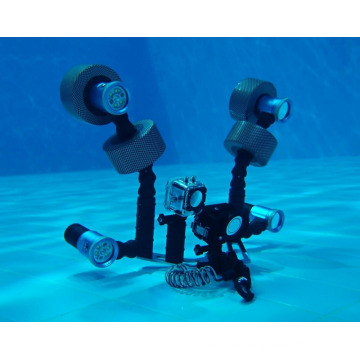 Underwater 2600 Lumen Scuba GoPro cámara de iluminación de vídeo conjunto